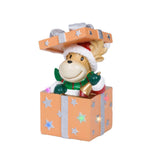 Lumineo BO Led Polyresin Raindeer in Giftbox 20.2cm